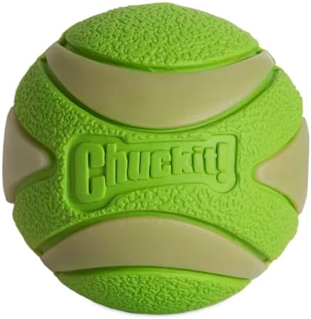 Chuckit! Max Glow Ultra Squeaker Ball, Medium, 1 Pack by Unknown