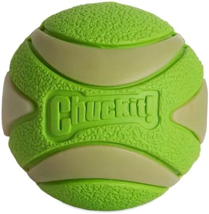 Chuckit! Max Glow Ultra Squeaker Ball, Medium, 1 Pack by Unknown