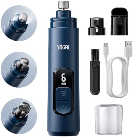 Quiet Dog Nail Grinder Safe & Stress-Free for Sensitive Dogs Cats by Home