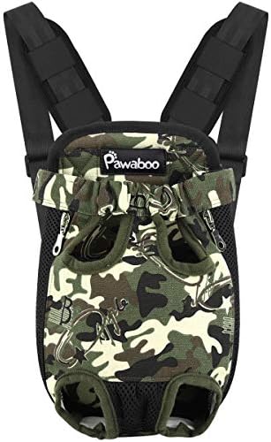 Pawaboo Pet Front Carrier Backpack for Small Medium Dogs by Pawaboo