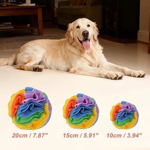 Snuffle Ball for Dogs, Interactive Dog Toys, Colorful, Small - Image 6