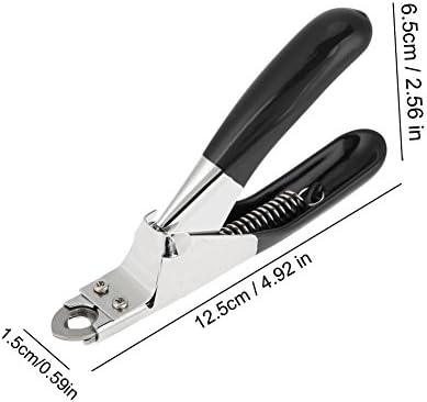Dog Nail Clippers, Stainless Steel Round Head Pet Dedicated Nail Scissors Trimmer with Spring Action Pet Toe Claw Shear Cutter Suitable for Small Medium Large Dogs Cats - Image 3