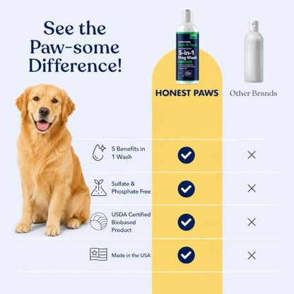 Oatmeal Aloe Dog Shampoo and Conditioner, Itchy Skin Relief, Sensitive Skin - Image 3