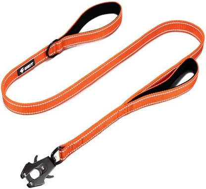 GEIT 2 Padded Handles Heavy Duty Dog Leash for Small Medium and Large Dogs by GEIT