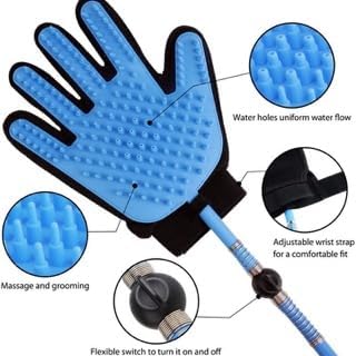 All-in-One Pet Bathing Glove – Novelty Grooming Brush for Dogs & Cats, Hair Remover and Massage Shower Tool - Image 3