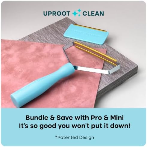 Uproot Cleaner Pro Pet Hair Remover & Mini - Pet Hair Removal Tool Multi Fabric Edge & Carpet Scraper - Cat for Couch, Cat Towers, Car Detailing The Furry-Situation Survival Kit - Image 7
