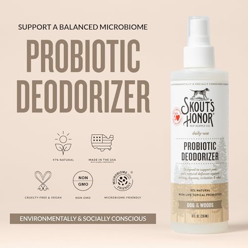 SKOUT'S HONOR Probiotic Dog Deodorizing Spray - Dog of the Woods, 8 oz - Image 2