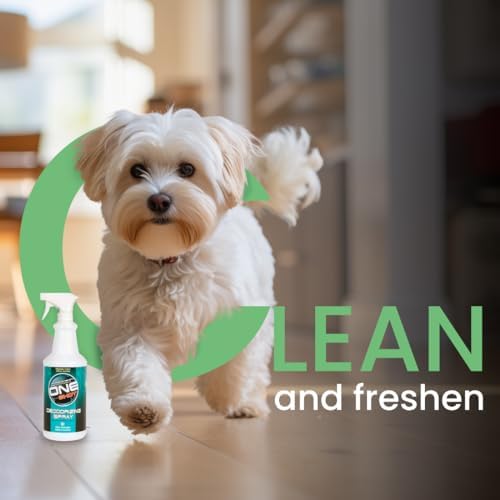 Best Shot ONE SHOT Deodorizing Spray, Versatile Pet Odor Eliminator Spray, Alcohol-free and Fabric-safe, Deodorizing Spray for Horses, Dogs, and Cats, Herbal Mint Fragrance, 32 Oz. - Image 2