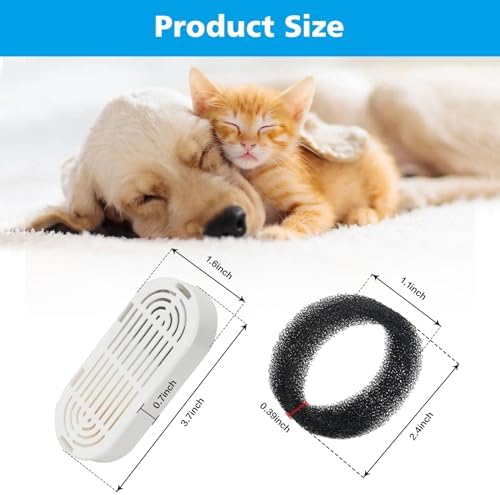 Cat Water Fountain Filter Replacement for Stainless Steel Pet Fountain - Image 4