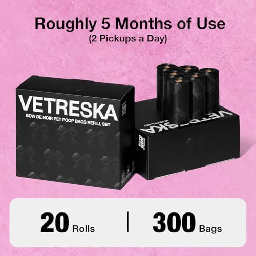 VETRESKA Dog Poop Bags, Leak Proof, Extra Thick and Large, 300 Counts - Image 5