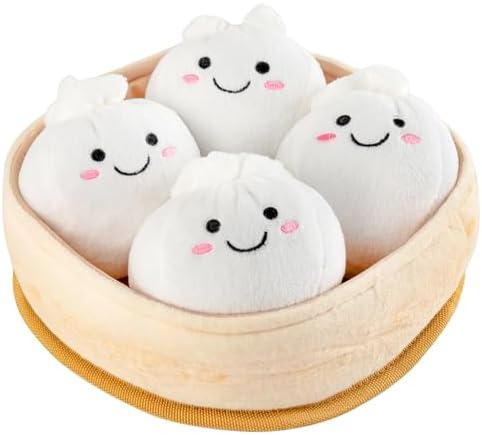 Sedioso Dog Squeaky Toys, 5-Pack Interactive Dogs Toy, Stuffed Dog Chew Toys, Durable Plush Toy for Puppy, Small, Middle, Large Dogs by Sedioso