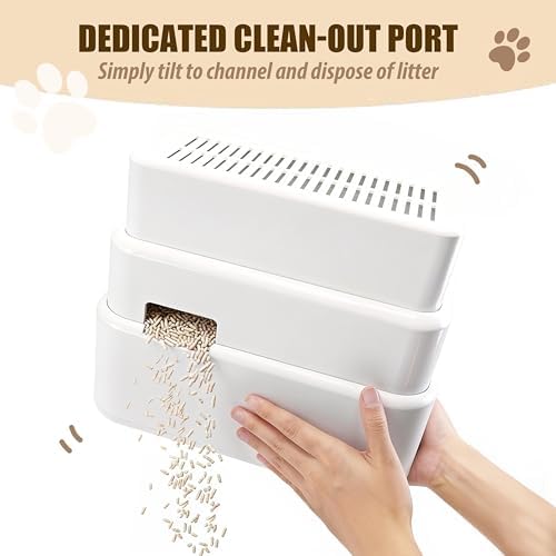 3 Steps Cat Litter Box Step with Litter Mat for Automatic Litter Boxes - Image 5