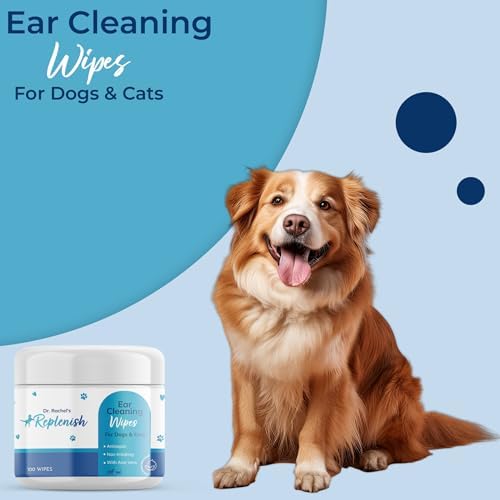 Replenish Dog Ear Cleaning Wipes for Soothing, and Deodorizing Itchy Ears - Image 7