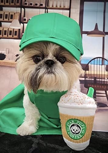 Nestpark Parody Star Pups Coffee Dog Toy Pup'kin Spice Latte - Funny Plush Squeaky Crinkle Dog Toys for Medium, Small and Large for Dog Birthday - Image 4