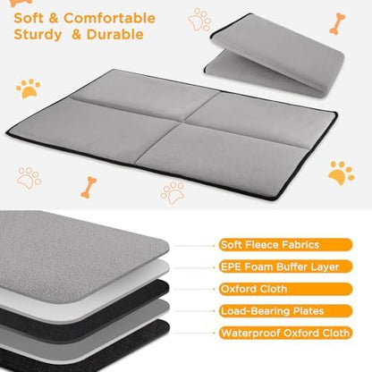 BONTHEE Back Seat Extender for Dogs,Hard Bottom Dog Car Seat Cover for Back Seat Holds 400lbs,Waterproof Anti-Scratch PU Leather Backseat Extender for Dogs,Dog Hammock for Car SUV Truck - Image 6