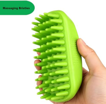 Rubber Curry Brush for Short Haired Dogs, Gentle Curry Comb - Image 7