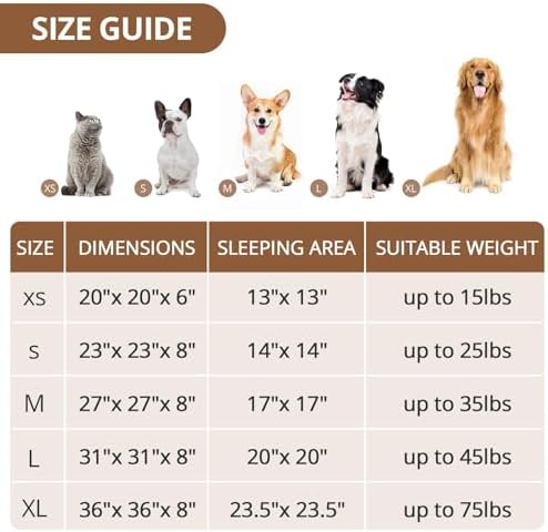 JOLLYVOGUE Calming Dog Bed for Small Dogs - 23 inches Donut Washable Small Dog Bed for Kittens & Puppies, Anti-Slip Round Fluffy Plush Faux Fur Cat Beds (Fits up to 25 lbs Pets, Rainbow) - Image 5
