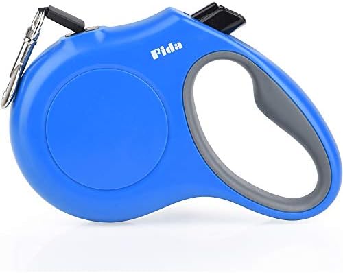 Fida Retractable Dog Leash, 16 ft Dog Walking Leash for Small Dogs up to 26lbs, Soft Grip, Tangle Free, Blue by Fida