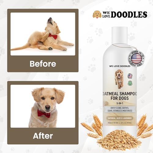 Premium Oatmeal Shampoo & Conditioner for Dogs with Sensitive & Itchy Skin - Image 6