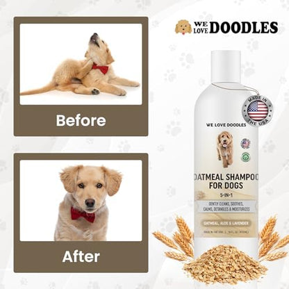 Premium Oatmeal Shampoo & Conditioner for Dogs with Sensitive & Itchy Skin - Image 6