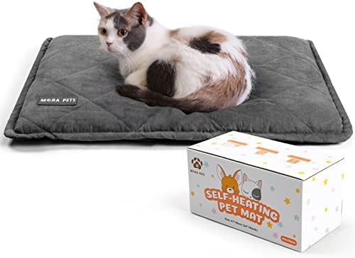 Mora Pets Self Heating Cat Bed Self Warming Cat Pad 24 x 18 Inches by MoraPets