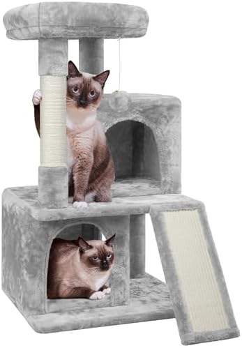 Yaheetech 36in Cat Tree Tower with Large Perch for Senior Kittens by Unknown
