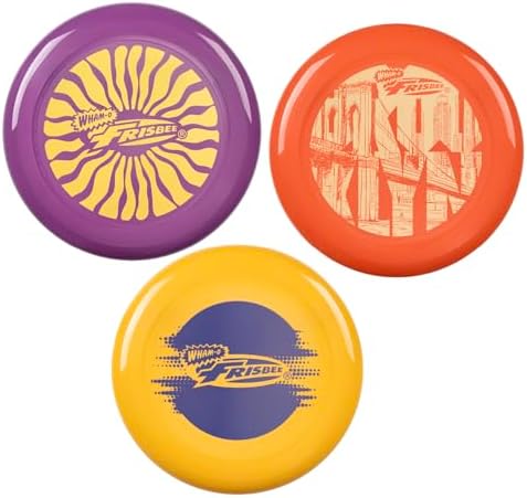 Wham-O Frisbee Cool Flyer Flying Disc, 9.95 Inch Sports Disc Lightweight Durable for Outdoor Beach Park Backyard Game - 130g by WHAM-O
