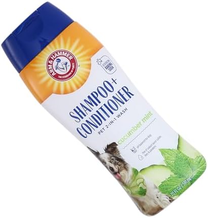 Arm & Hammer 2-in-1 Dog Shampoo and Conditioner, Cucumber Mint, 20 Fl Oz - Image 2