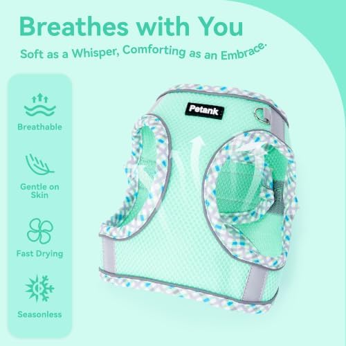 Petank Step in Dog Harness No Pull and Leash for Small Medium Dogs Cats. - Image 3