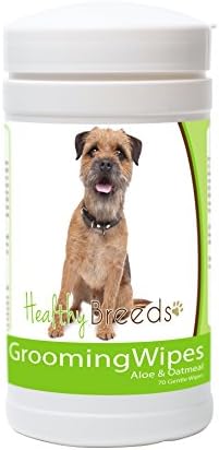 Healthy Breeds Border Terrier Grooming Wipes 70 Count by HealthyBreeds