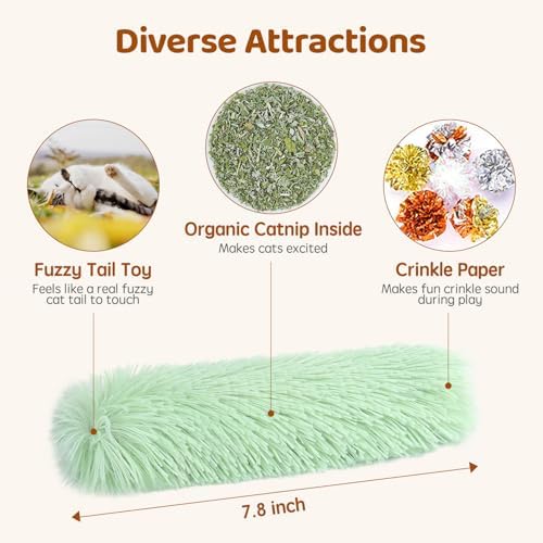 Potaroma Cat Toys Pillows, 3 Pack, Catnip Inside, Indoor Interactive Fun - Image 2