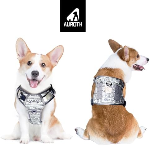 AUROTH Tactical Dog Harness Medium Sized Dog No Pull Adjustable Dog Vest - Image 2