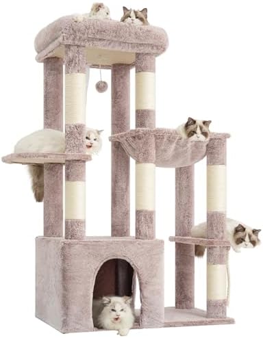 Heybly Heavy Duty Cat Tree with Large Base for Large Indoor Cats HCT026MU - Image 4