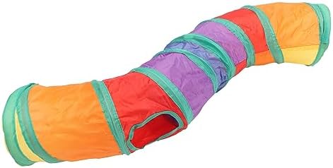 Cat Play Tunnel,Occupiedpet Collapsible Cube Tent with 3 Entry Points by Occupiedpet