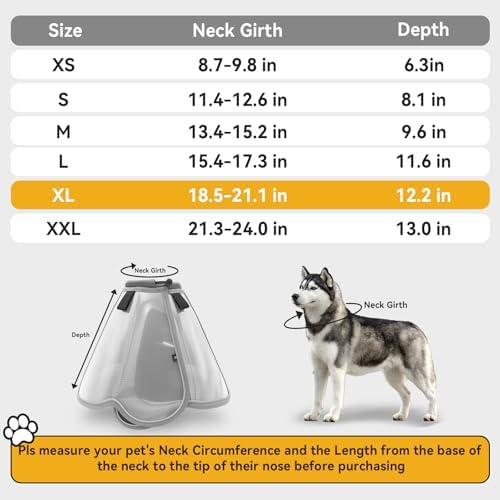Dog Cone Collar for Large Medium Dogs, Soft Cone for dogs to Stop Licking - Image 3