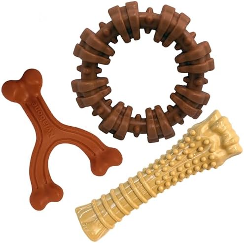Nylabone Power Chew Customer Favorites Dog Chew Toys, 3 Count, Large by Nylabone