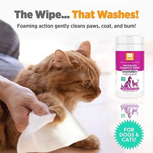 Nootie Waterless Shampoo Wipes, Cherry Blossom, Long-Lasting Fragrance - Image 5