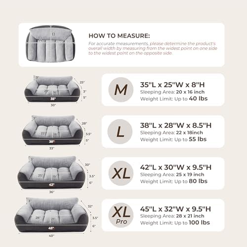 Extra Thick Orthopedic Bolster Dog Bed Medium Size Dogs - Image 4
