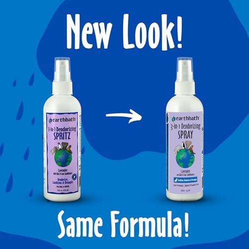 earthbath Lavender 3-in-1 Dog & Puppy Deodorizing Spritz, 8 Oz (2 Pack) - Image 2
