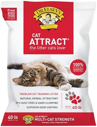 Dr. Elsey's Cat Attract Clumping Clay Cat Litter 40 lb. Bag by DrElseys