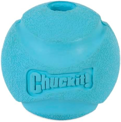 Chuckit! High-Bounce Rubber Fetch Ball Dog Toy, Medium 2.5in, Assorted by Chuckit