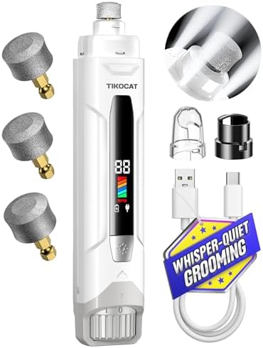 Whisper-Quiet Dog Nail Grinder 50%More Power for Sensitive Dogs,Cat by Unknown