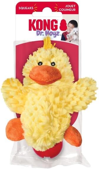KONG Dr. Noy's Platy Duck Plush Dog Toy [Set of 3]