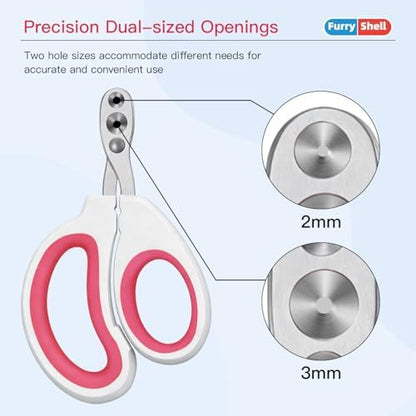Professional Stainless Steel Bearded Dragon Nail Clippers and File - Perfect Pet Grooming Tool for Bearded Dragon, Lizard,Turtle,Chameleon - Reptile Care Supplies - Image 5