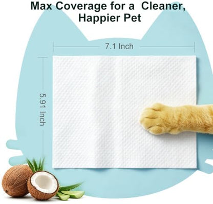 Pet Wipes 60 Count for Dogs, Cats & Small Animals,Plant-Based Hypoallergenic Dog Wipes for Paws, Butt, and Anal Gland Care, Quick Clean & Deodorize - Image 6