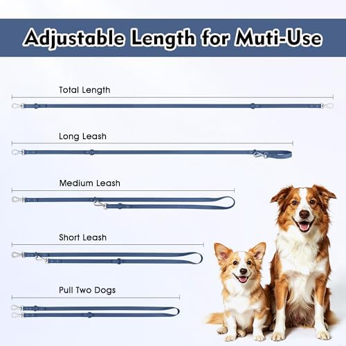 Wisedog Waterproof Dog Leash, Navy, 5 ft × 1/2 in - Image 5