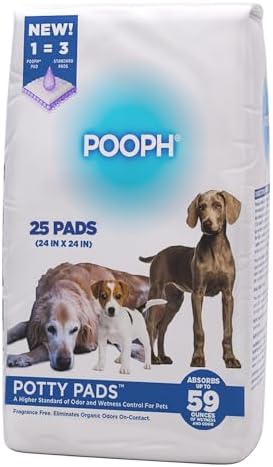 POOPH® Potty Pads™ 24 x 24 in, 25 Count by Pooph