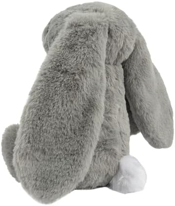 Best Pet Supplies Bunny Buddy Squeaky Plush Dog Toy - Gray - Image 5