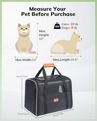 Morpilot Cat Carrier Soft for Large Medium Cats and Puppy up to 20lbs - Image 6