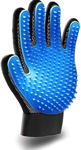 Pet Hair Remover Gloves Upgraded and Efficient (Right Hand) - Gentle Shedding Brushes for Dogs, Cats & Horses with Long and Short Hair - Right Hand 1pc by Unknown
